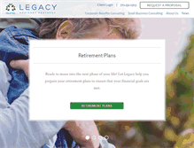 Tablet Screenshot of legacyadvisorypartners.com